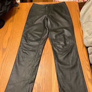 Vintage mid rise Wilson’s leather pants